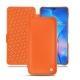 Huawei Mate 20 leather case - Orange fluo
