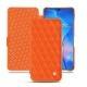 Huawei Mate 20 leather case - Orange fluo - Couture