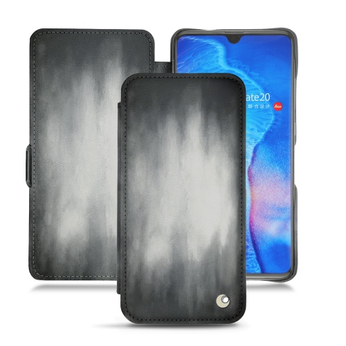Lederschutzhülle Huawei Mate 20Gris Patine