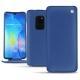 Huawei Mate 20 leather case - Bleu océan ( Nappa - Pantone 293C ) 