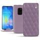 Lederschutzhülle Huawei Mate 20 - Lilas - Couture ( Nappa - Pantone 2645U ) 