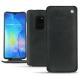 Capa em pele Huawei Mate 20 - Dark vintage ( Roughtcut - Black#5256 ) 
