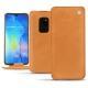 Huawei Mate 20 leather case - Mandarine vintage ( Pantone 165C ) 