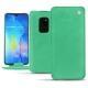 Huawei Mate 20 leather case - Menthe vintage ( Pantone 562C ) 