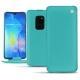 Lederschutzhülle Huawei Mate 20 - Bleu fluo