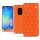 Capa em pele Huawei Mate 20 - Orange fluo - Couture