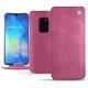 Huawei Mate 20 leather case - Serpent ciclamino