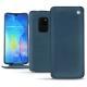 Capa em pele Huawei Mate 20 - Blu mediterran