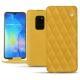Capa em pele Huawei Mate 20 - Jaune soulèu - Couture