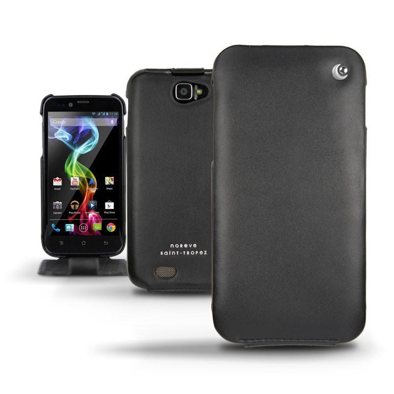 Housse cuir Archos 50 Platinum  - Noir ( Nappa - Black ) 