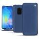Custodia in pelle Huawei Mate 20 - Bleu frisson