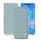 가죽 커버 Huawei Mate 20 Pro - Bleu ciel - Couture ( Nappa - Pantone 277C ) 