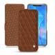 가죽 커버 Huawei Mate 20 Pro - Marron - Couture ( Nappa - Pantone 1615C ) 