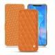 Huawei Mate 20 Pro leather case - Orange - Couture ( Nappa - Pantone 1495U ) 