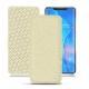Capa em pele Huawei Mate 20 Pro - Ivoire ( Sleek P C12 - White ) 