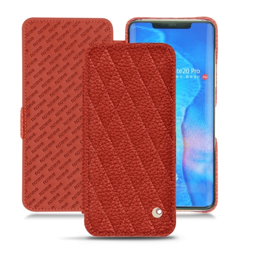 硬质真皮保护套 Huawei Mate 20 ProPapaye - Couture ( Pantone #b54317 ) 