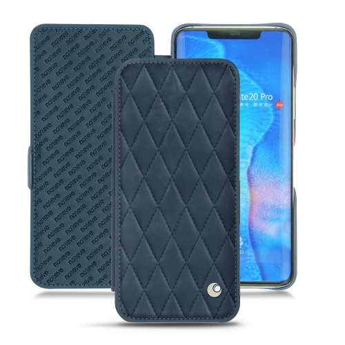 Custodia in pelle Huawei Mate 20 ProJean vintage - Couture ( Pantone #2f414f  ) 