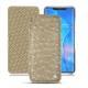 Capa em pele Huawei Mate 20 Pro - Autruche desert