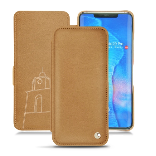 Custodia in pelle Huawei Mate 20 ProCastan esparciate ( Pantone #824F2A )