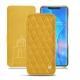 Capa em pele Huawei Mate 20 Pro - Jaune soulèu - Couture