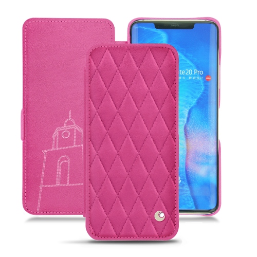 Huawei Mate 20 Pro leather casesRose BB - Couture ( Pantone #DB599F )
