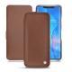 Huawei Mate 20 Pro leather case - Marron délicat