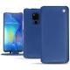 Custodia in pelle Huawei Mate 20 X - Bleu océan ( Nappa - Pantone 293C ) 