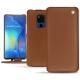 Custodia in pelle Huawei Mate 20 X - Marron ( Nappa - Pantone 1615C ) 