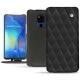 Capa em pele Huawei Mate 20 X - Noir - Couture ( Nappa - Black ) 