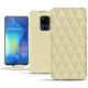 Housse cuir Huawei Mate 20 X - Beige - Couture ( Nappa - Pantone 7502C ) 