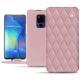 Capa em pele Huawei Mate 20 X - Rose - Couture ( Nappa - Pantone 2365C ) 