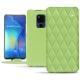 Custodia in pelle Huawei Mate 20 X - Vert olive - Couture ( Nappa - Pantone 578U ) 