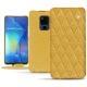 Capa em pele Huawei Mate 20 X - Mimosa - Couture ( Pantone 141C ) 