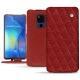 가죽 커버 Huawei Mate 20 X - Tomate - Couture ( Pantone 187C ) 