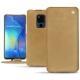 Huawei Mate 20 X leather case - Sable vintage ( Roughtcut - Gaucho#57254 ) 