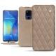 Capa em pele Huawei Mate 20 X - Taupe vintage - Couture