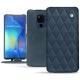 Housse cuir Huawei Mate 20 X - Jean vintage - Couture