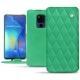 Housse cuir Huawei Mate 20 X - Menthe vintage - Couture