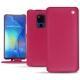 Housse cuir Huawei Mate 20 X - Rose fluo