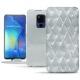 Huawei Mate 20 X leather case - Platinium - Couture