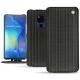 Housse cuir Huawei Mate 20 X - Abaca nero