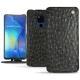 Capa em pele Huawei Mate 20 X - Autruche nero
