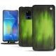 Huawei Mate 20 X leather case - Vert Patine