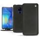 Housse cuir Huawei Mate 20 X - Negre poudro