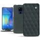 Housse cuir Huawei Mate 20 X - Blu marino - Couture