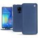 가죽 커버 Huawei Mate 20 X - Bleu frisson