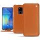 가죽 커버 Huawei Mate 20 X - Orange vibrant