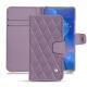 Funda de piel Huawei Mate 20 X - Lilas - Couture ( Nappa - Pantone 2645U ) 