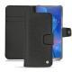Huawei Mate 20 X leather case - Ebène ( Sleek P C12 - Black ) 