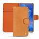 Capa em pele Huawei Mate 20 X - Mandarine vintage ( Pantone 165C ) 